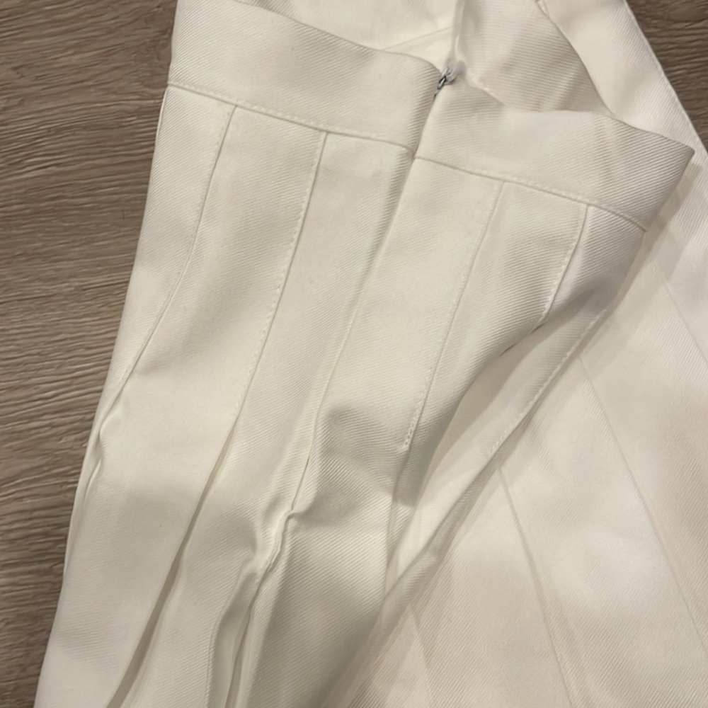 NEW White Pleated Short Skirt Skort shorts under skirt - Picture 4 of 7